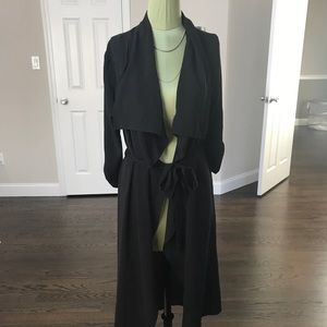 Trench coat chiffon Iris A’GACI longline